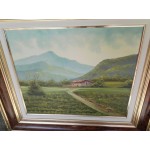 Много красива авторска картина масло на платно от Испания - 4078